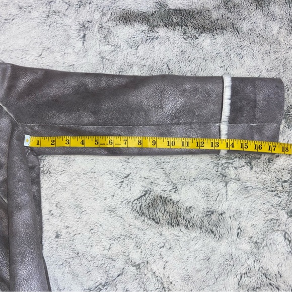 PECK & PECK Weekend Women Faux Fur Lined Soft Grey Reversible Jacket, Sz… - Picture 11 of 13